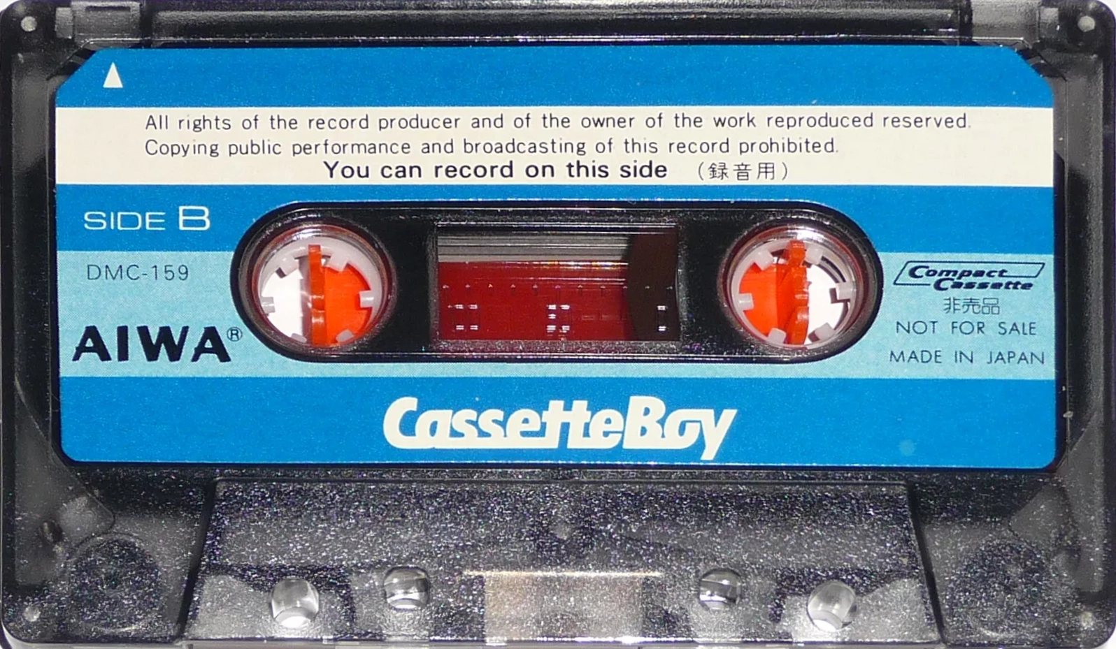 Compact Cassette Aiwa "DMC-159" Demonstration Tape 1976 Japan