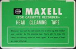 Compact Cassette Maxell Cleaning Cassette 1969 USA