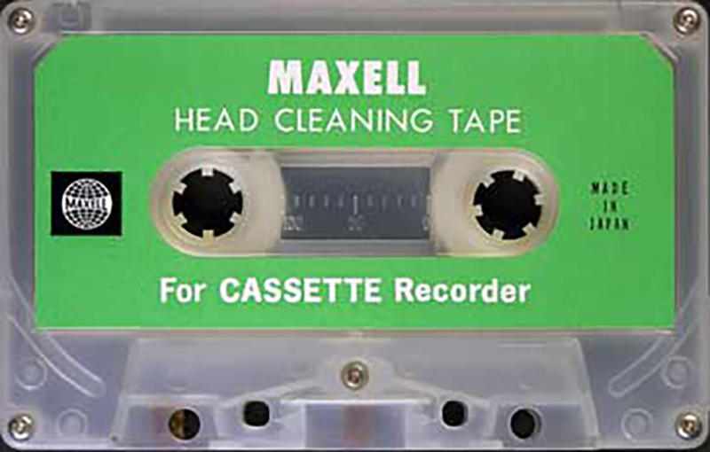 Compact Cassette Maxell Cleaning Cassette 1969 USA