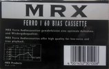 Compact Cassette MRX 60 Type I Normal Europe