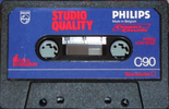 Compact Cassette Philips Studio Quality 90 Type I Normal 1978 Europe