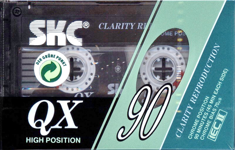 Compact Cassette SKC QX 90 Type II Chrome 1992 Worldwide