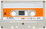 Compact Cassette E-Wide 60 "EDB" Type II Chrome 1988 Hong Kong