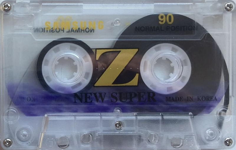 Compact Cassette Samsung New Super Z 90 Type I Normal South Korea