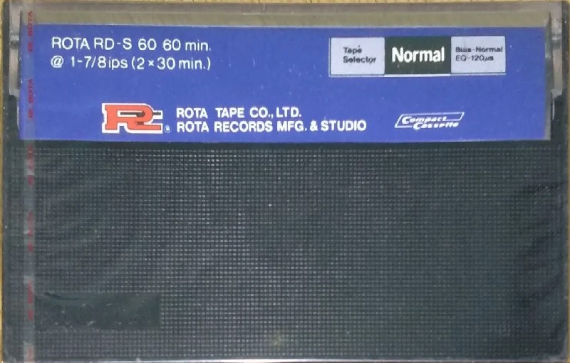 Compact Cassette ROTA 60 Type I Normal Thailand