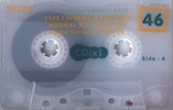 Compact Cassette Sony CDix I 46 "C-46CDX1F" Type I Normal 1998 Japan
