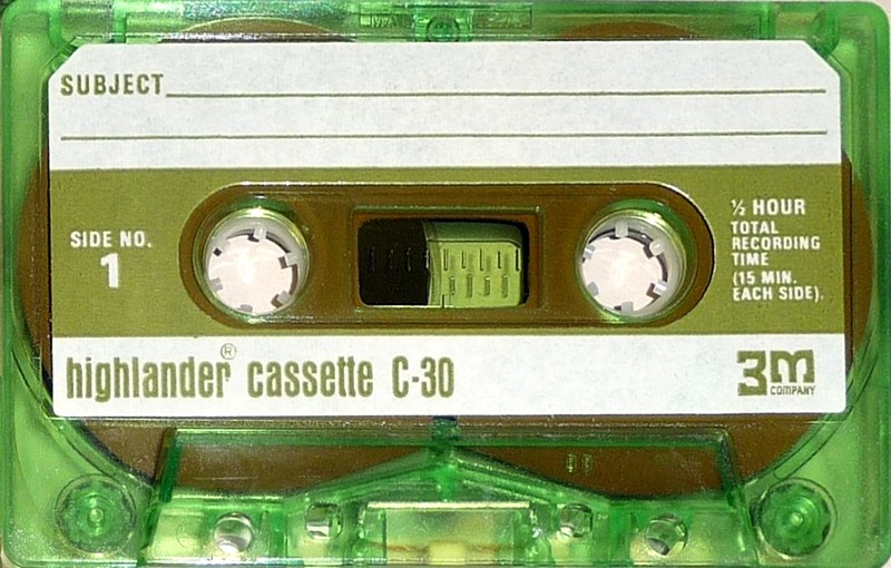 Compact Cassette: 3M  - Highlander 30