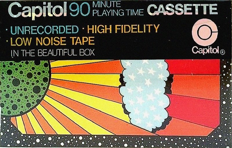 Compact Cassette Capitol Psychedelic Planet 90 Type I Normal 1970 USA