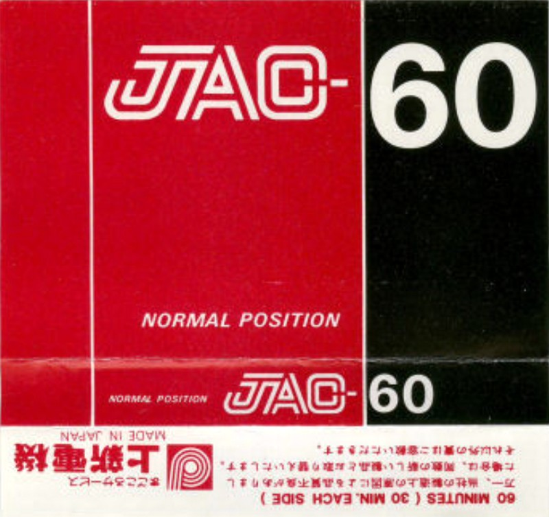 Compact Cassette:  JAC -  60