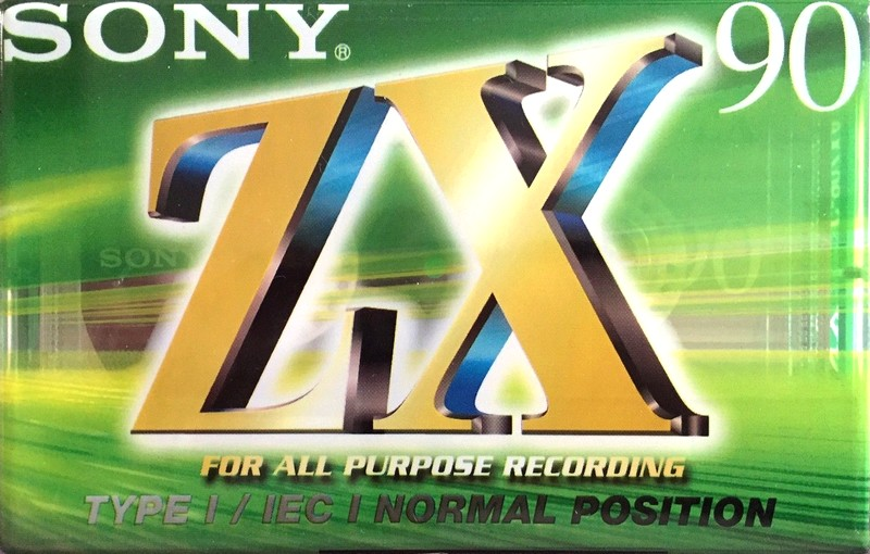Compact Cassette Sony ZX 90 "C-90ZXA" Type I Normal 1999 Europe