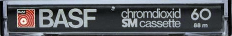 Compact Cassette BASF Chromdioxid 60 Type II Chrome 1977 Europe