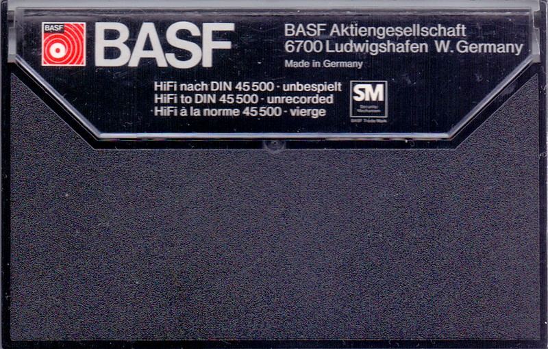 Compact Cassette BASF Chromdioxid 60 Type II Chrome 1977 Europe