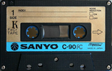Compact Cassette Sanyo FC 90 Type III Ferro Chrome 1978 Japan