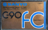Compact Cassette Sanyo FC 90 Type III Ferro Chrome 1978 Japan