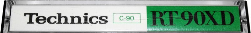 Compact Cassette Technics XD 90 "RT-90XD" Type I Normal 1978 Japan