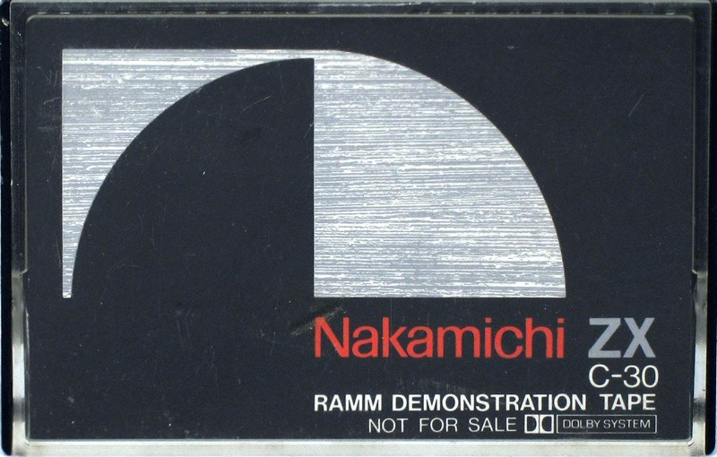 Compact Cassette:  Nakamichi - ZX 30