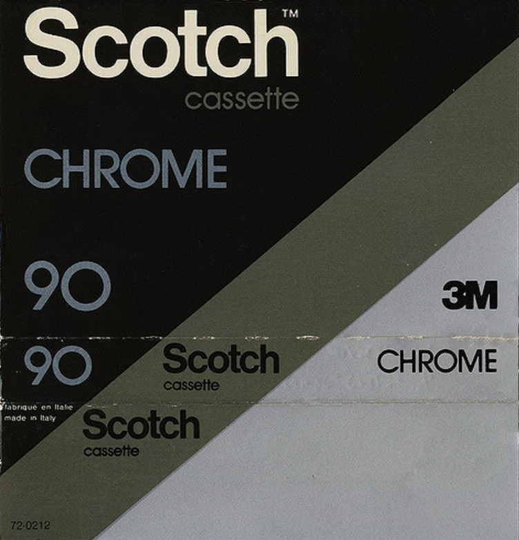 Compact Cassette Scotch Chrome 90 Type II Chrome 1981 Europe