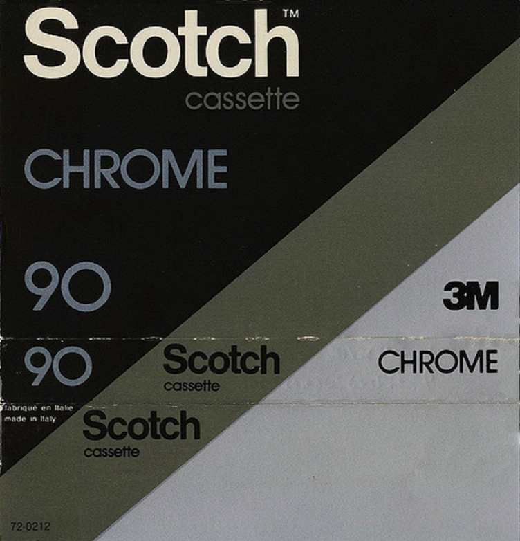 Compact Cassette: 3M Scotch - Chrome 90