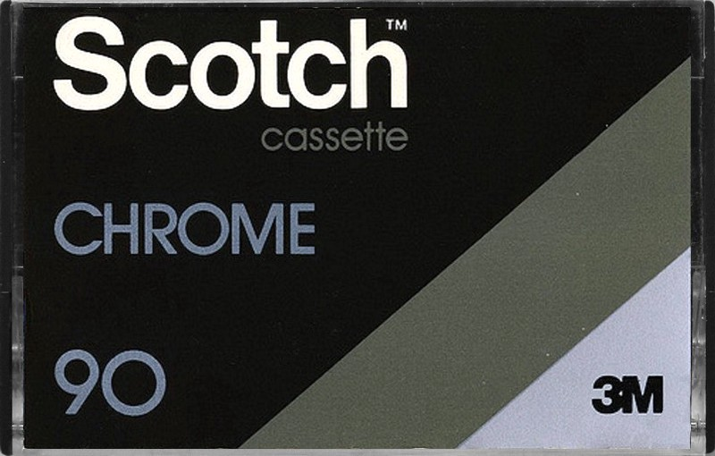 Compact Cassette: 3M Scotch - Chrome 90