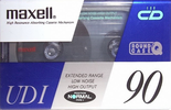 Compact Cassette Maxell UDI / UD1 90 "UDI 90(E)" Type I Normal 1994 Japan