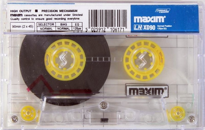 Compact Cassette Maxim XD 90 Type I Normal 1998 UK