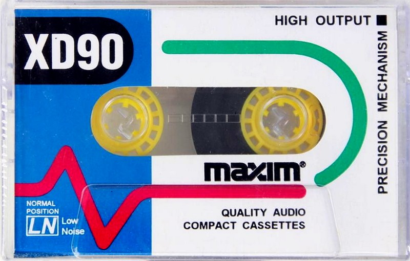 Compact Cassette Maxim XD 90 Type I Normal 1998 UK
