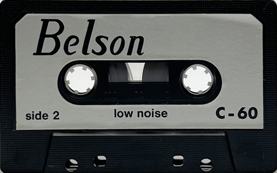 Compact Cassette Belson 60 Type I Normal Unknown Country