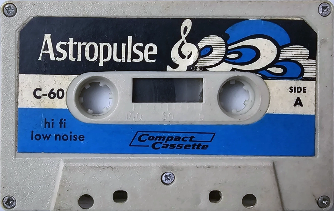 Compact Cassette Astropulse 60 "white" Type I Normal 1976 Unknown Country