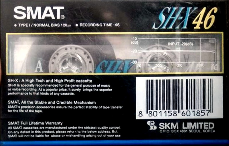 Compact Cassette Smat SH X 46 Type I Normal 1993 Europe