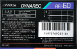 Compact Cassette Victor Dynarec AFI 60 Type I Normal 1987 Japan