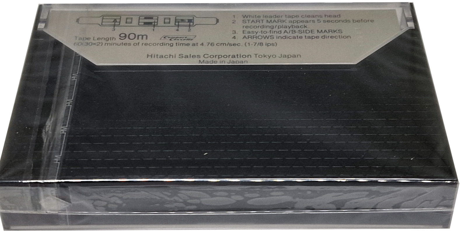 Compact Cassette Hitachi UD 60 Type I Normal 1981 Europe