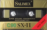 Compact Cassette Salimex 90 "SX-II" Type II Chrome 1983 Europe