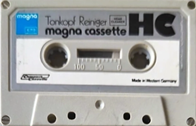 Compact Cassette Magna "HC" Cleaning Cassette 1976 France