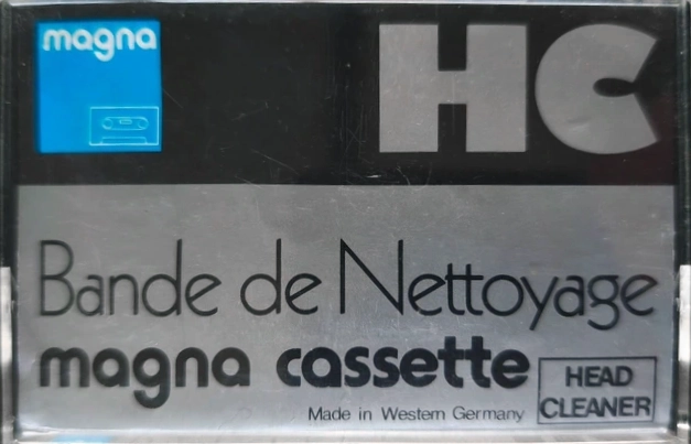 Compact Cassette Magna "HC" Cleaning Cassette 1976 France