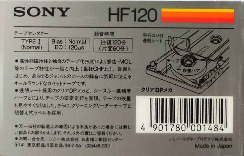 Compact Cassette: Sony  - HF 120