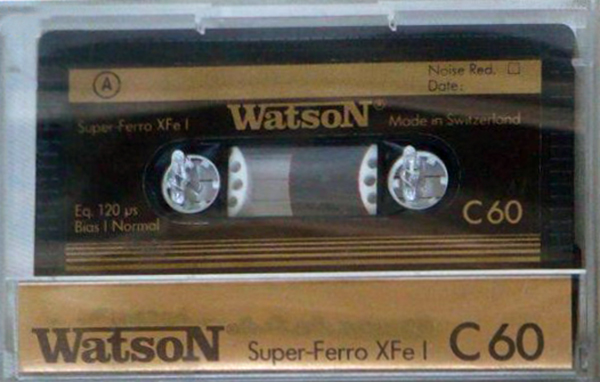 Compact Cassette Watson Super Ferro 60 "XFe I" Type I Normal 1982 Europe