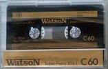 Compact Cassette Watson Super Ferro 60 "XFe I" Type I Normal 1982 Europe