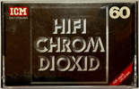 Compact Cassette ICM HIFI Chrom Dioxid 60 Type II Chrome 1978 Europe
