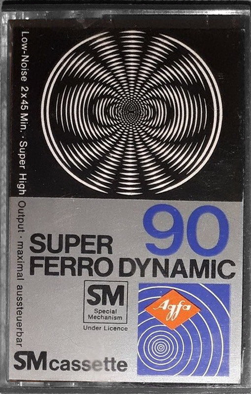 Compact Cassette AGFA Super Ferro Dynamic 90 Type I Normal 1977 Europe