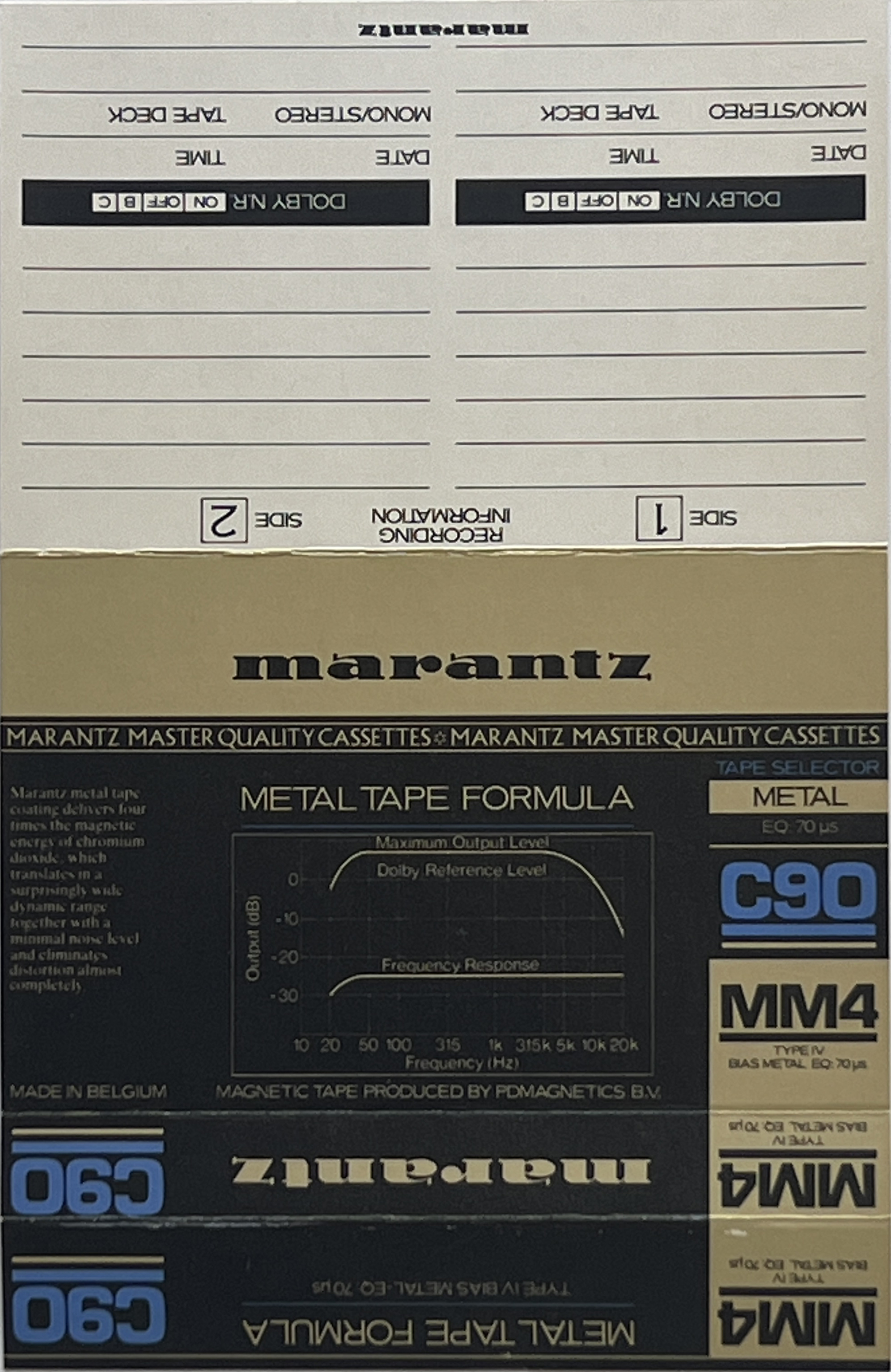 Compact Cassette: PDM Magnetics Marantz - MM4 90