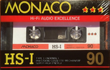 Compact Cassette Monaco HS-I 90 Type I Normal 1988 Europe