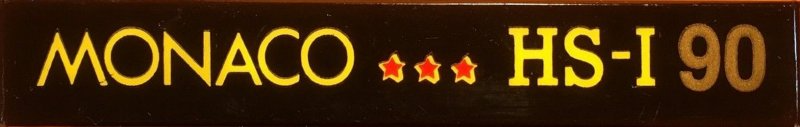 Compact Cassette Monaco HS-I 90 Type I Normal 1988 Europe