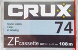 Compact Cassette CRUX ZF 74 "GLH" Type I Normal 2024 Worldwide