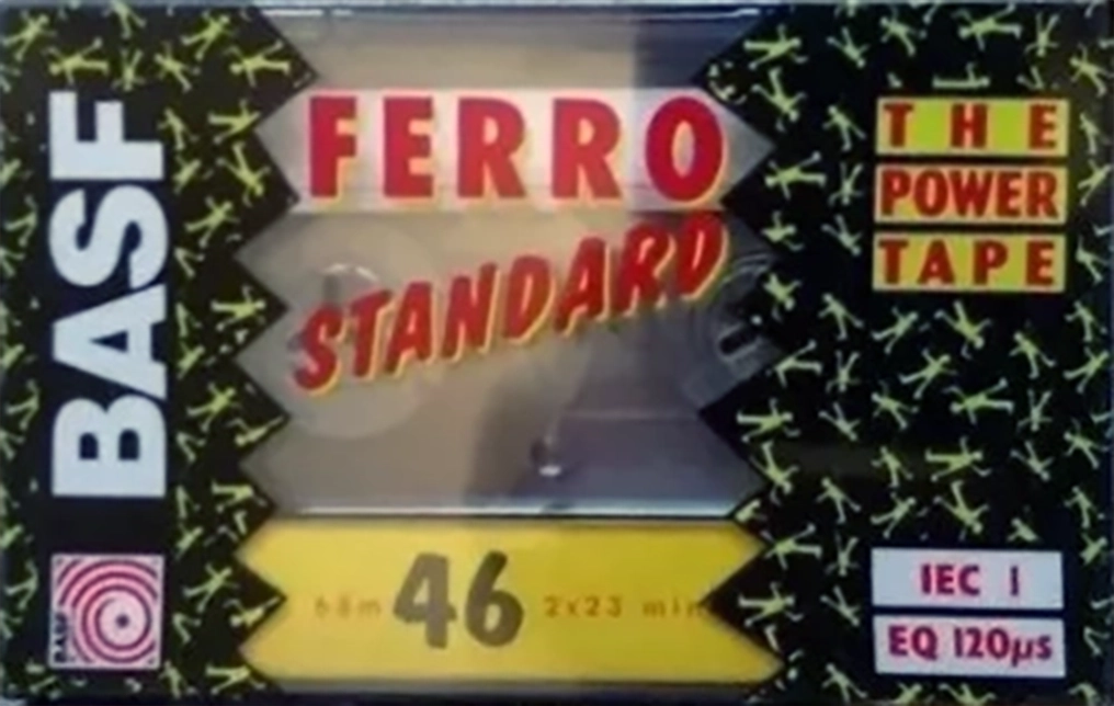 Compact Cassette BASF Ferro Standard 46 Type I Normal 1991 Worldwide