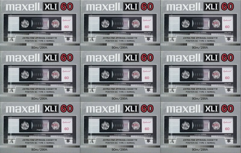 Compact Cassette: Maxell / Hitachi Maxell - XLI 60