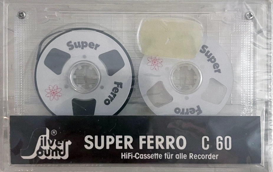 Compact Cassette Silver Sound Super Ferro 60 Type I Normal 1986 Europe