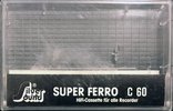 Compact Cassette Silver Sound Super Ferro 60 Type I Normal 1986 Germany