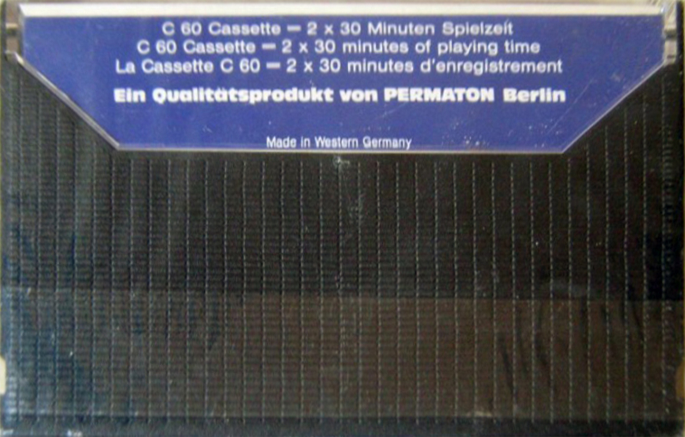 Compact Cassette Permaton 60 Type III Ferro Chrome 1977 Europe