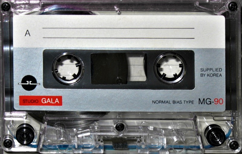 Compact Cassette Studio Gala 90 "MG" Type I Normal South Korea