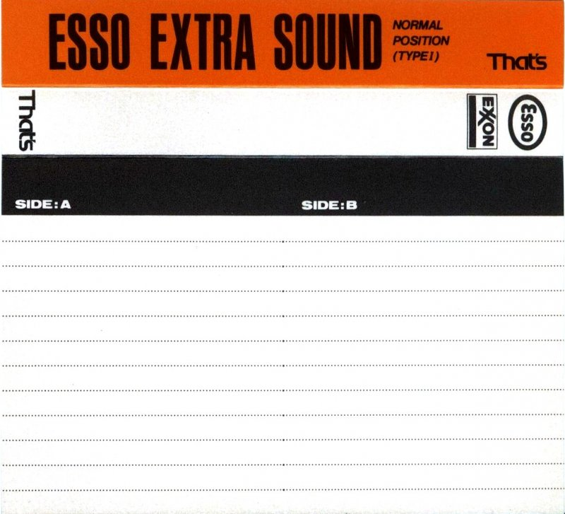 Compact Cassette Thats Extra Sound 46 Type I Normal 1984 Japan